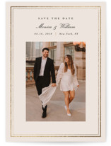 refine frame Foil-Pressed Save The Date Cards