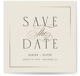 Heirloom Union Foil-Pressed Save The Date Cards