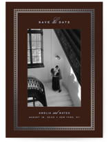 The Metropolitan Foil-Pressed Save The Date Cards