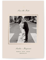 Little Heart Foil-Pressed Save The Date Cards