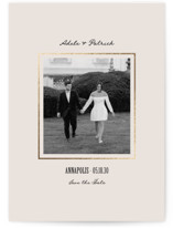 Treasured Foil-Pressed Save The Date Cards