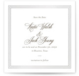 Coquille Foil-Pressed Save The Date Cards