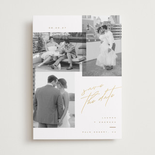 Forte Foil-Pressed Save The Date Cards