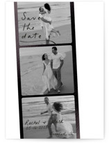 Filmstrip Foil-Pressed Save The Date Cards
