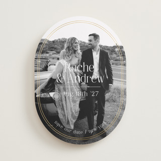 Our Love Foil-Pressed Save The Date Cards