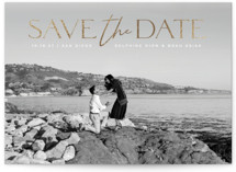 Breathtaking Foil-Pressed Save The Date Cards