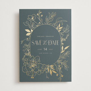 Chelsea Foil-Pressed Save The Date Cards