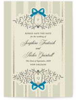 Josephine Foil-Pressed Save The Date Cards