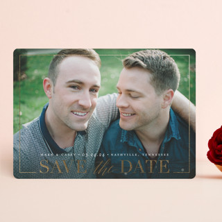 swell Foil-Pressed Save The Date Cards