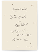Written in the Stars Foil-Pressed Save The Date Cards