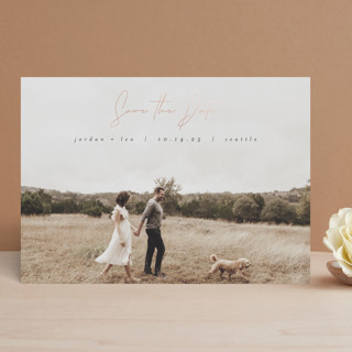 Frolic Foil-Pressed Save The Date Cards