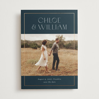Eternity Foil-Pressed Save The Date Cards