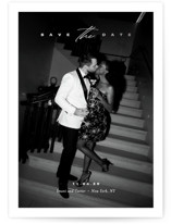 Casual Elegance Foil-Pressed Save The Date Cards