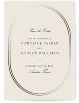 Bocce Foil-Pressed Save The Date Cards