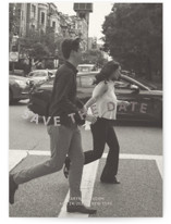 Wavy Foil-Pressed Save The Date Cards