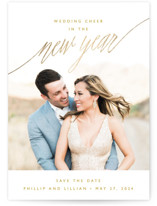 New Adventures Foil-Pressed Save The Date Cards