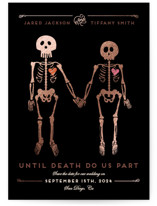 Until Death Foil-Pressed Save The Date Cards