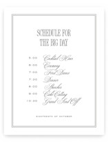 Schedule Signs