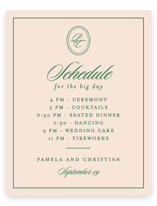 Schedule Signs
