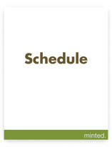 Schedule Signs