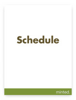 Schedule Signs