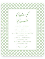 Garden Trellis Schedule Signs