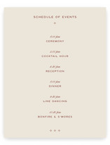 Rose Ink Schedule Signs