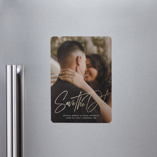 Willow Foil-Pressed Save the Date Magnets