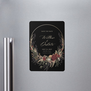 Botanical Edge Foil-Pressed Save the Date Magnets
