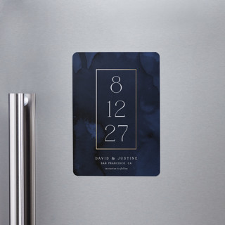 Modernized Foil-Pressed Save the Date Magnets