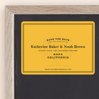 Label Save The Date Magnets
