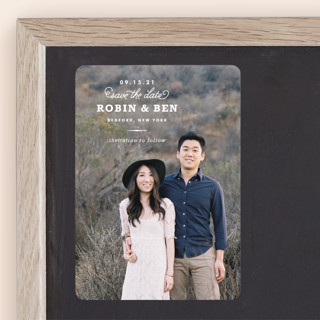Timeless Save The Date Magnets