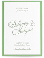 Letterpress Save the Date Cards