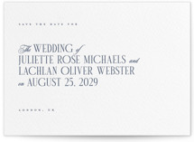 London Letterpress Save the Date Cards