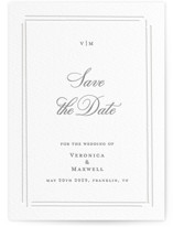 Clarion Letterpress Save the Date Cards