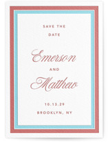 Charm Letterpress Save the Date Cards