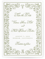 Crestino Letterpress Save the Date Cards