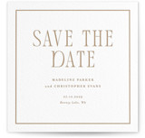 Parker Letterpress Save the Date Cards