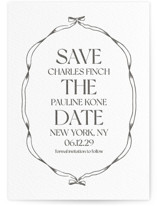 Trés Chic Letterpress Save the Date Cards