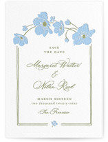Anemones Letterpress Save the Date Cards