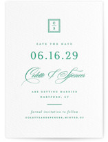 Hartford Letterpress Save the Date Cards