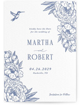 Botanical Dream Letterpress Save the Date Cards
