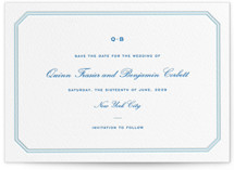Brasserie Letterpress Save the Date Cards