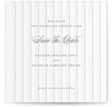 Striped Letterpress Save the Date Cards