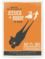 Retro Movie Poster by bumble ink