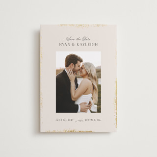 Gilde Edge Foil-Pressed Save the Date Postcards