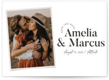 Minimal Snapshot Save The Date Cards