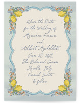 Amalfi Coast Wedding Save The Date Cards