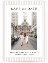 Classic Stripe Save The Date Cards