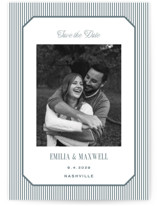 Modern Stripes Save The Date Cards